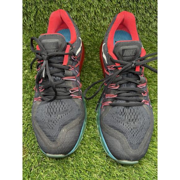 NIKE Air Max 2015 Black Multi Clearwater Running Walking Shoe Sneaker W Sz.9 EUC - Picture 2 of 9